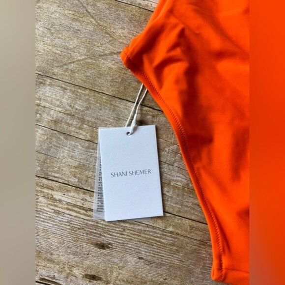 SHANI SHEMER CLARE ONE PIECE IN BRIGHT ORANGE - Picture 10 of 10